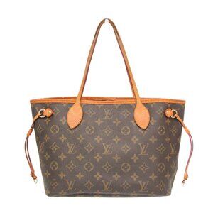 LOUIS VUITTON Brown Monogram Neverfull PM Tote Bag